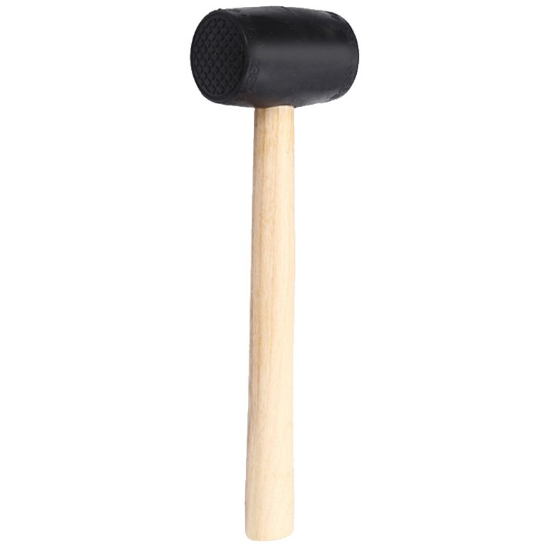 Coconut Opening Tool Opener Tool Safe Easy to Open Young Coconuts for Home Hotel Rubber Head Hammer 275x75mm