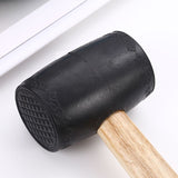 Coconut Opening Tool Opener Tool Safe Easy to Open Young Coconuts for Home Hotel Rubber Head Hammer 275x75mm - Side View