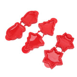 3 Pcs Pocket Pie Molds Christmas Tree Star Glove Shape Dough Presser Mini Hand Pie Mold Set Pie Maker for Christmas Baking