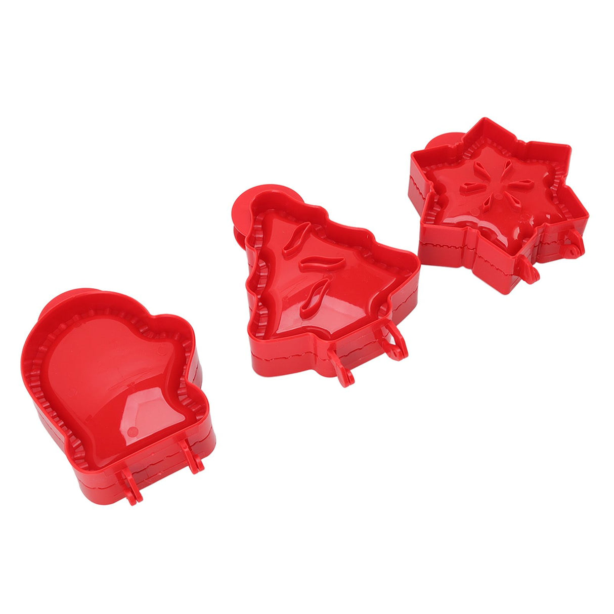 3 Pcs Pocket Pie Molds Christmas Tree Star Glove Shape Dough Presser Mini Hand Pie Mold Set Pie Maker for Christmas Baking