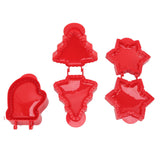3 Pcs Pocket Pie Molds Christmas Tree Star Glove Shape Dough Presser Mini Hand Pie Mold Set Pie Maker for Christmas Baking