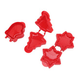 3 Pcs Pocket Pie Molds Christmas Tree Star Glove Shape Dough Presser Mini Hand Pie Mold Set Pie Maker for Christmas Baking