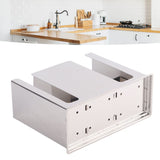 Utensil Drying Rack Stainless Steel Hanging Rack Chopsticks Spoon Fork Knife Drainer Basket Flatware Storage Drainer 3 Compartments - Extra Image