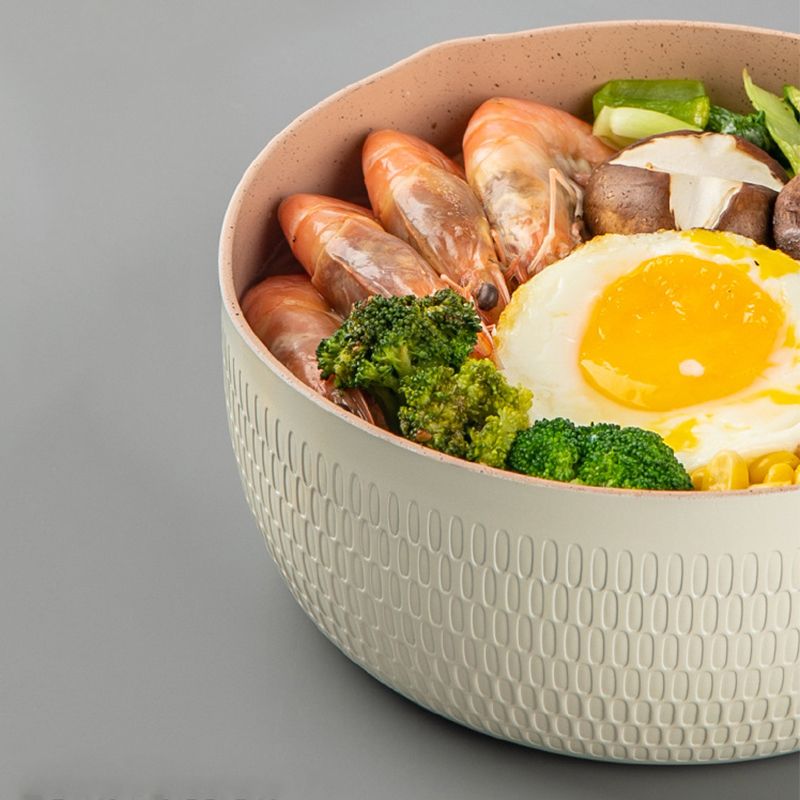 Japanese Style Saucepan Nonstick Milk Noodle Soup Sauce Pan Baby Food Cooking Pot White 18cm