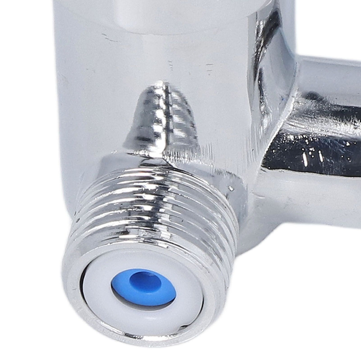 G1/2 Thread Thermostatic Mixer Valve Stainless Steel Hot Cold Water Mixing Tempered Valve with Dual Hoses for Pedal Control Tap