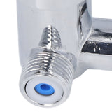 G1/2 Thread Thermostatic Mixer Valve Stainless Steel Hot Cold Water Mixing Tempered Valve with Dual Hoses for Pedal Control Tap