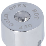 G1/2 Thread Thermostatic Mixer Valve Stainless Steel Hot Cold Water Mixing Tempered Valve with Dual Hoses for Pedal Control Tap