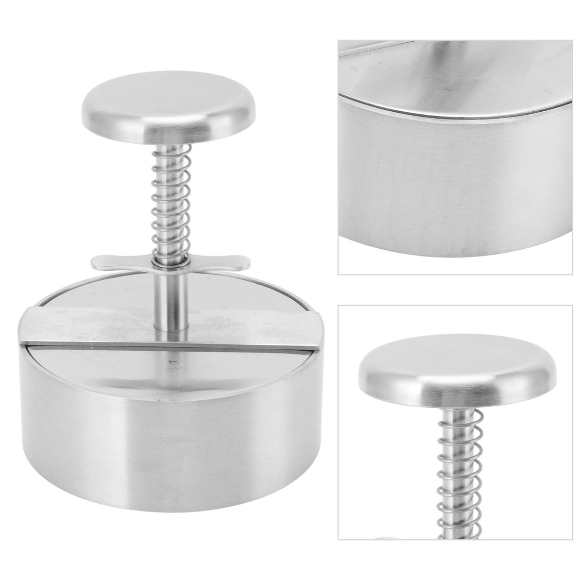 Hamburger Press Patty Maker 304 Stainless Steel Hamburger Meat Press for Kitchen Burgers Accessories