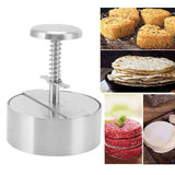 Hamburger Press Patty Maker 304 Stainless Steel Hamburger Meat Press for Kitchen Burgers Accessories - Extra Image