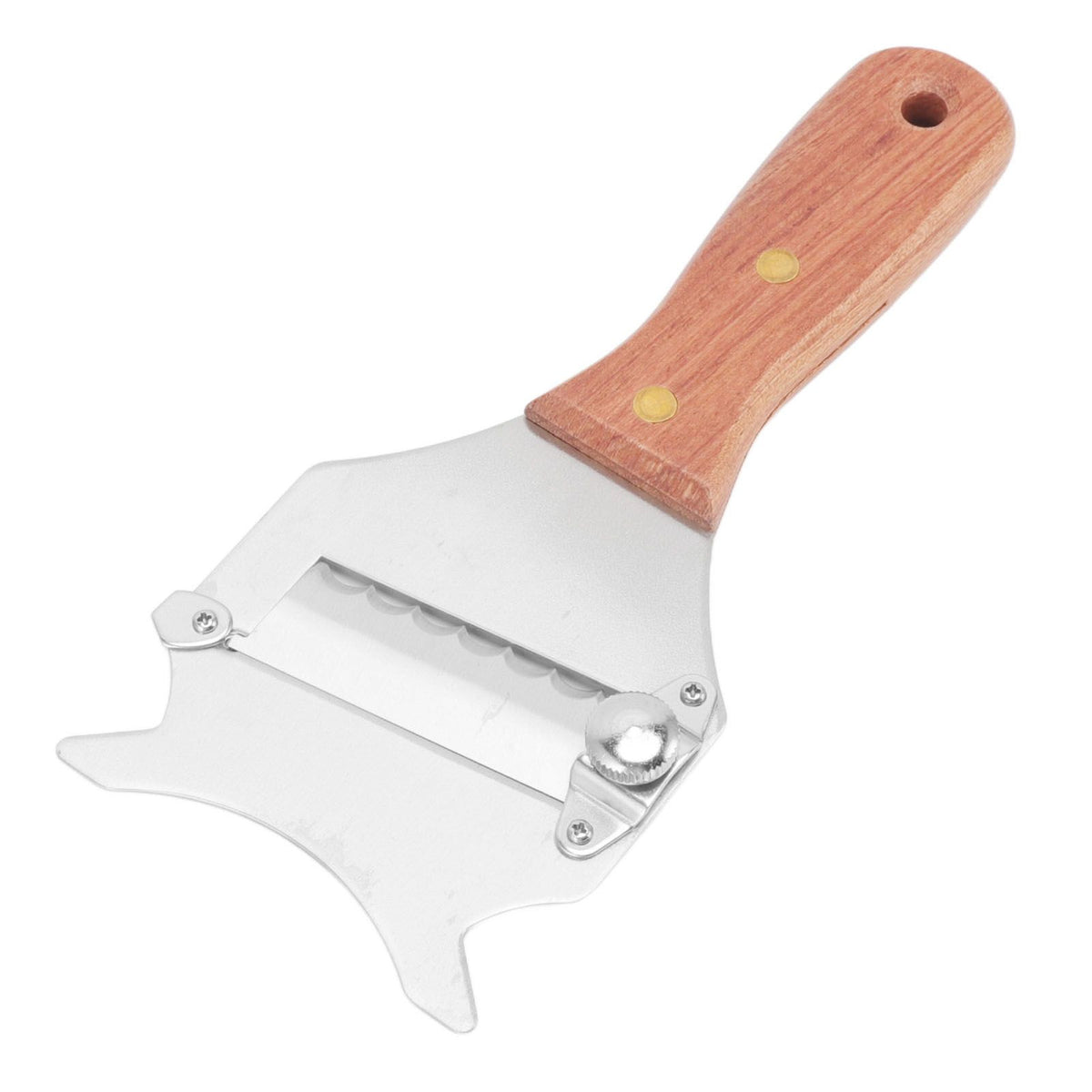 Truffle Grater Wavy Blade Wooden Handle Stainless Steel Hand Plane Cheese Grater Cutter for Chocolate