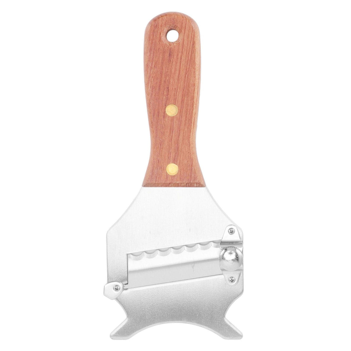 Truffle Grater Wavy Blade Wooden Handle Stainless Steel Hand Plane Cheese Grater Cutter for Chocolate