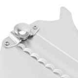 Truffle Grater Wavy Blade Wooden Handle Stainless Steel Hand Plane Cheese Grater Cutter for Chocolate