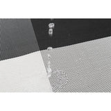8pcs Placemats Easy Cleaning PVC Material Waterproof Black White Plaid Pattern Dining Placemats for Hotel