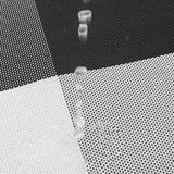 8pcs Placemats Easy Cleaning PVC Material Waterproof Black White Plaid Pattern Dining Placemats for Hotel - Extra Image