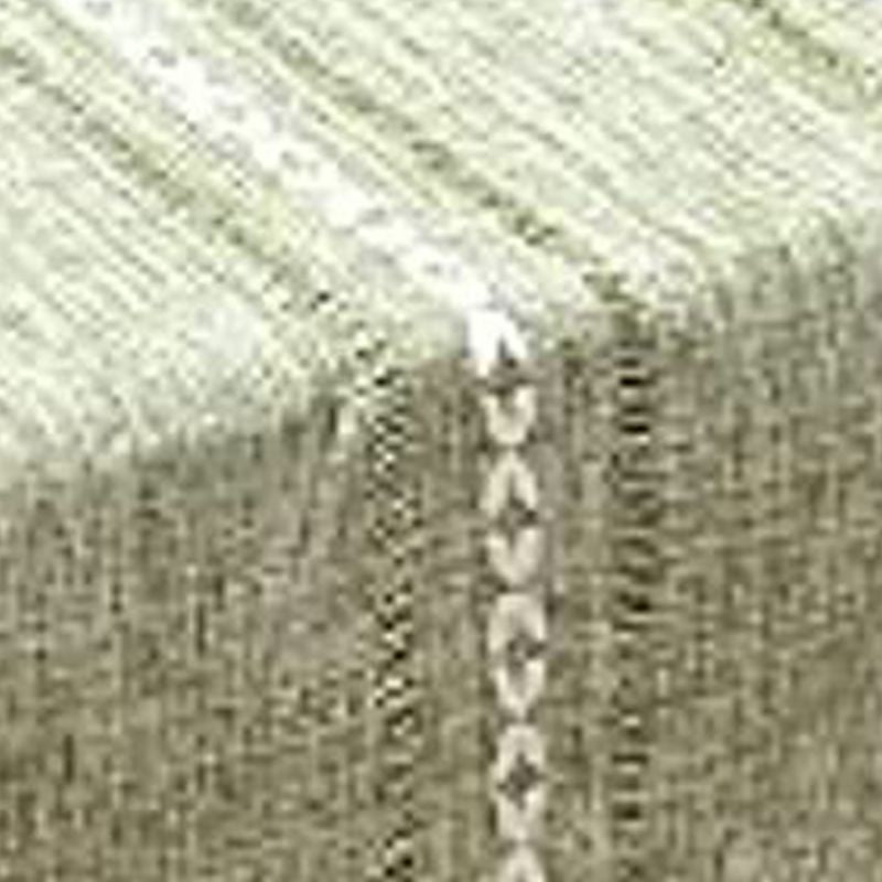 Retro Table Runner Elegant Hand Woven Cotton Linen Dining Table Runner with Tassels for Wedding Home Cross Green