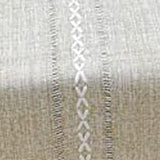 Retro Table Runner Elegant Hand Woven Cotton Linen Dining Table Runner with Tassels for Wedding Home Cross Yellow - Top-Down View