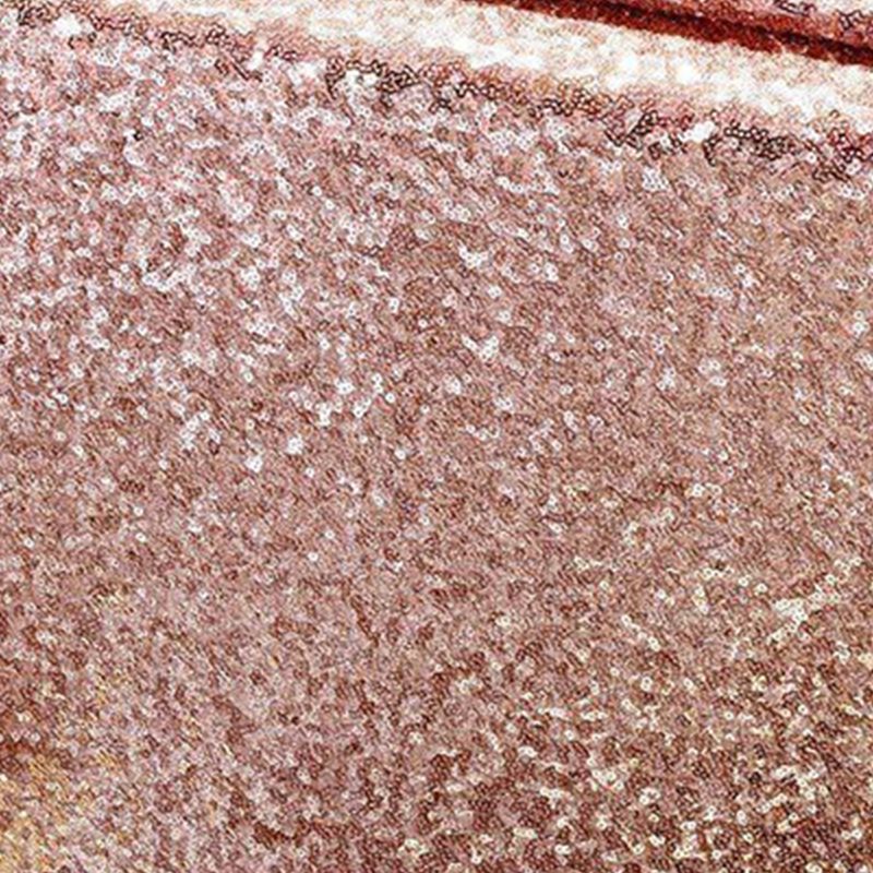 Sequin Table Runner 30x300cm Shiny Exquisite Decorative 3mm Sequins Table Runner for Parties Banquets Rose Gold