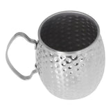 Moscow Mule Mug Exquisite 304 Stainless Steel 500ml Large Capacity Cocktail Mug for Bars Hotels Restaurants Silver