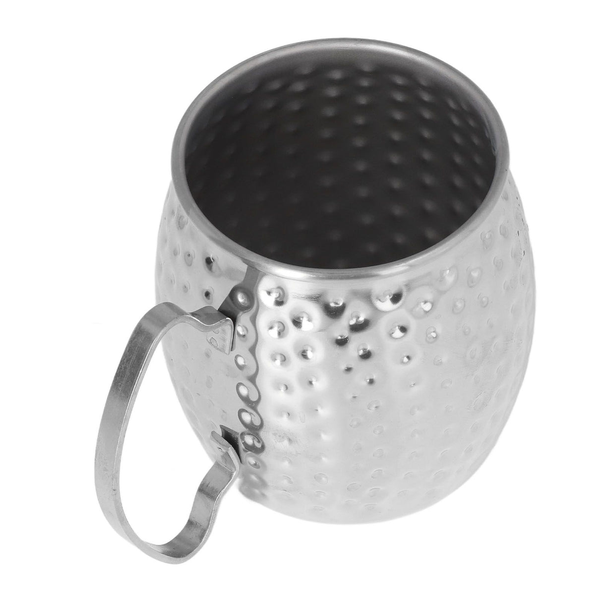 Moscow Mule Mug Exquisite 304 Stainless Steel 500ml Large Capacity Cocktail Mug for Bars Hotels Restaurants Silver