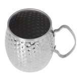 Moscow Mule Mug Exquisite 304 Stainless Steel 500ml Large Capacity Cocktail Mug for Bars Hotels Restaurants Silver