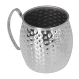 Moscow Mule Mug Exquisite 304 Stainless Steel 500ml Large Capacity Cocktail Mug for Bars Hotels Restaurants Silver