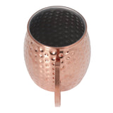 Moscow Mule Mug Exquisite 304 Stainless Steel 500ml Large Capacity Cocktail Mug for Bars Hotels Restaurants Rose Gold - Close-Up Angle
