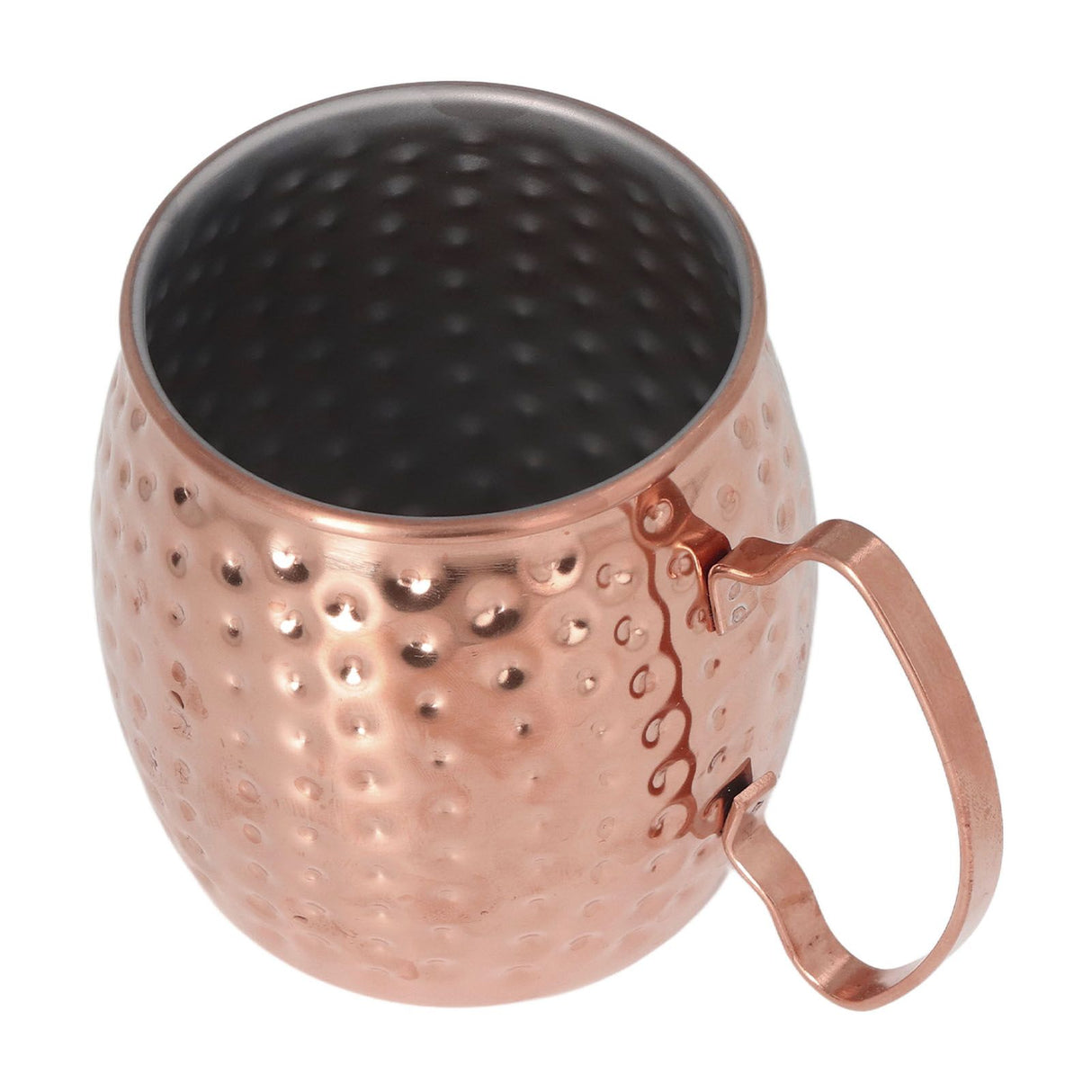 Moscow Mule Mug Exquisite 304 Stainless Steel 500ml Large Capacity Cocktail Mug for Bars Hotels Restaurants Rose Gold