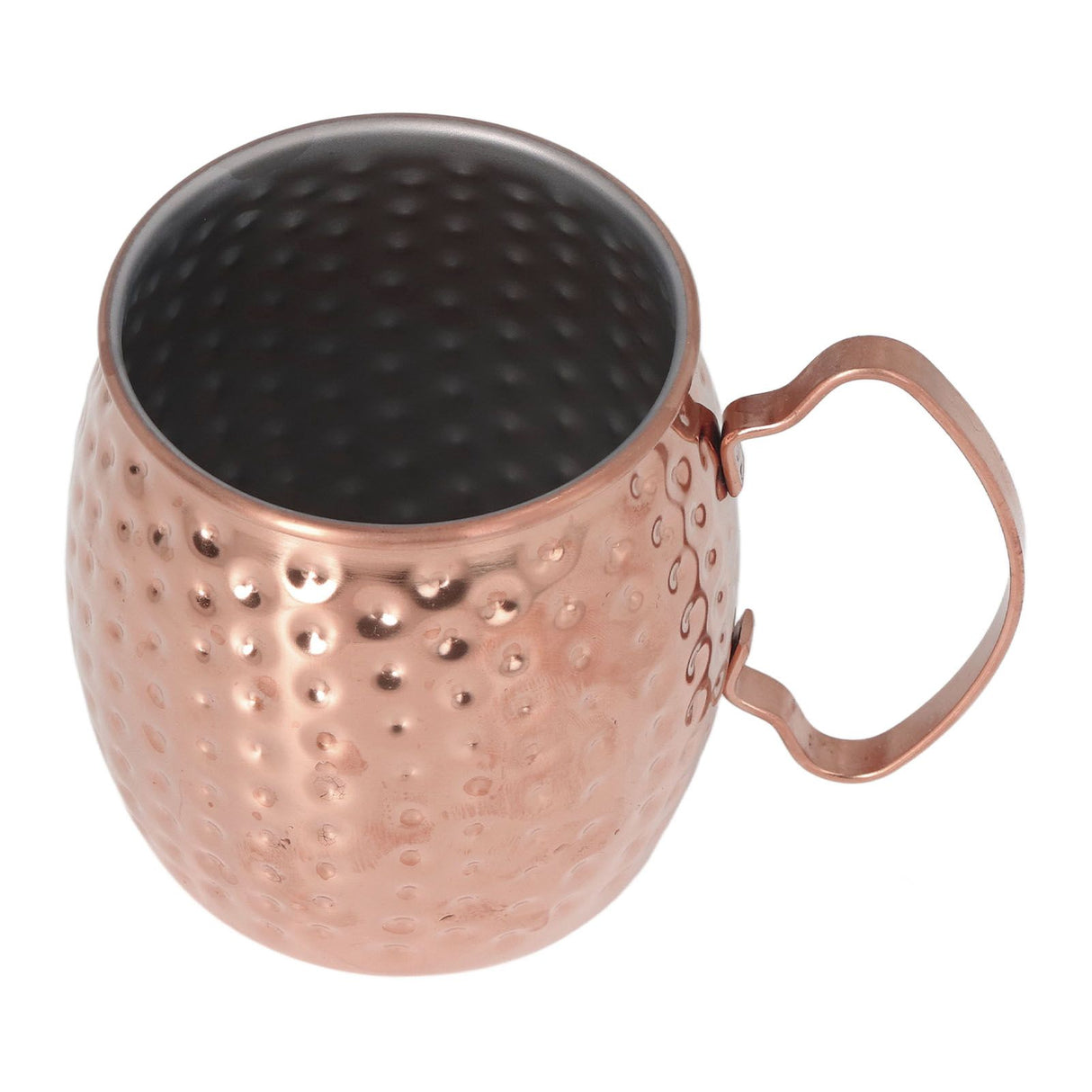 Moscow Mule Mug Exquisite 304 Stainless Steel 500ml Large Capacity Cocktail Mug for Bars Hotels Restaurants Rose Gold
