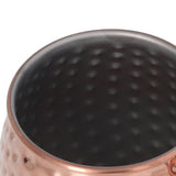 Moscow Mule Mug Exquisite 304 Stainless Steel 500ml Large Capacity Cocktail Mug for Bars Hotels Restaurants Rose Gold