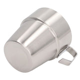 Stainless Steel Camping Cup Set of 4 Double Layer Coffee Mugs with Stand Holder Stackable Outdoor Cups for Picnic