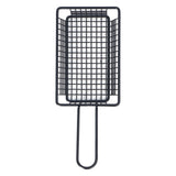 Fryer Basket Food Grade Stainless Steel French Fry Holder Frying Strainer with Handle for Restaurant Home Short Rectangle