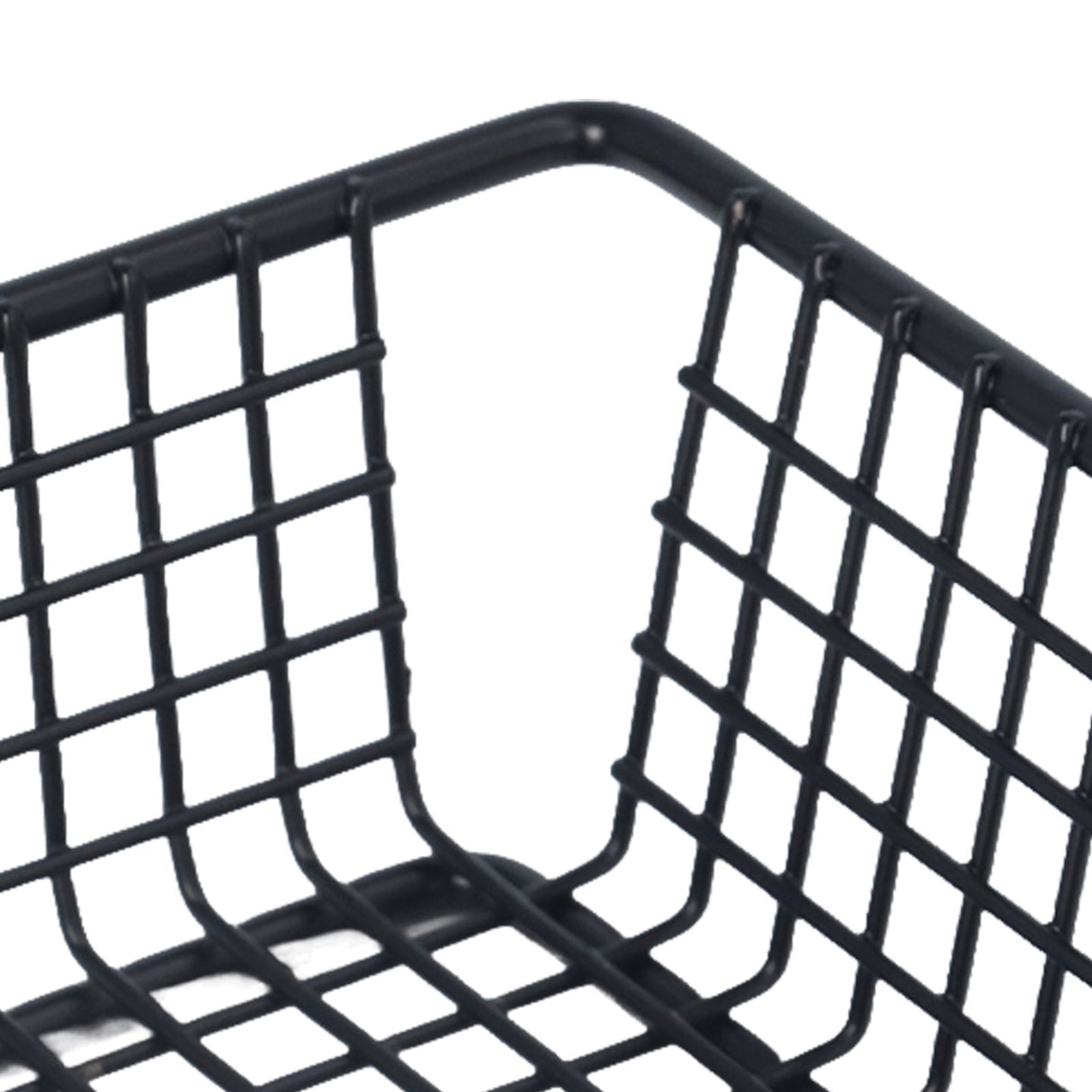 Fryer Basket Food Grade Stainless Steel French Fry Holder Frying Strainer with Handle for Restaurant Home Short Rectangle