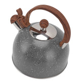 Whistling Kettle 2.5L Capacity Stainless Steel Stovetop Teapot for Water Boiling Grey
