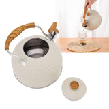 Whistling Kettle 2.5L Stainless Steel Efficient Uniform Heating Stovetop Whistling Tea Pot with Heat Insulation Handle - Extra Image