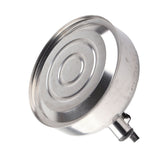 3L Stainless Steel Whistling Tea Kettle Fast Heating One Touch Buttons Whistling Kettle with Insulated Handle for Home - Close-Up Angle