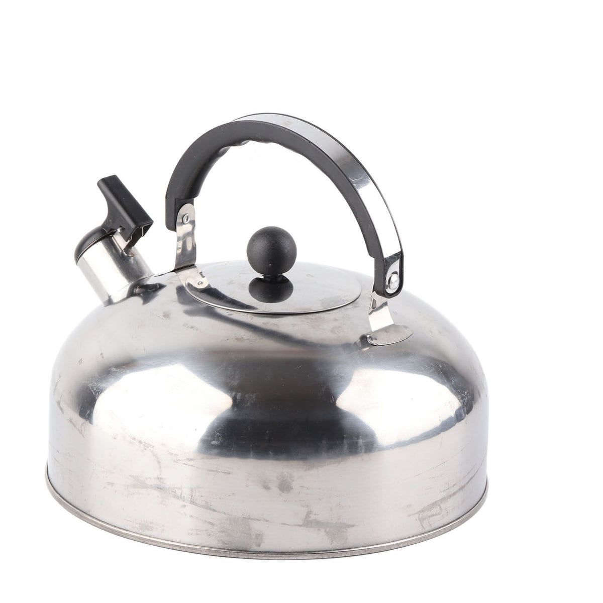 3L Stainless Steel Whistling Tea Kettle Fast Heating One Touch Buttons Whistling Kettle with Insulated Handle for Home