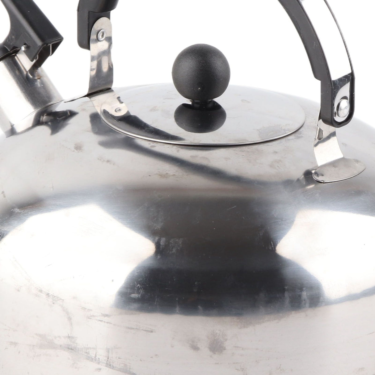 3L Stainless Steel Whistling Tea Kettle Fast Heating One Touch Buttons Whistling Kettle with Insulated Handle for Home