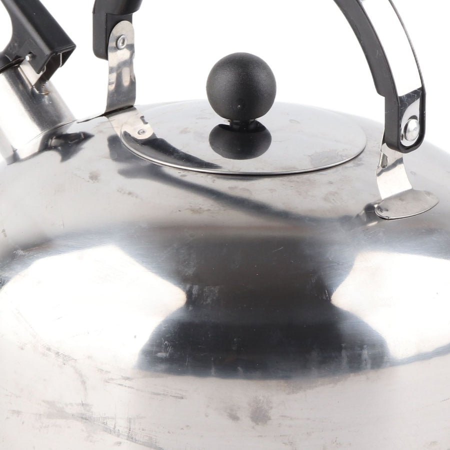 3L Stainless Steel Whistling Tea Kettle Fast Heating One Touch Buttons Whistling Kettle with Insulated Handle for Home
