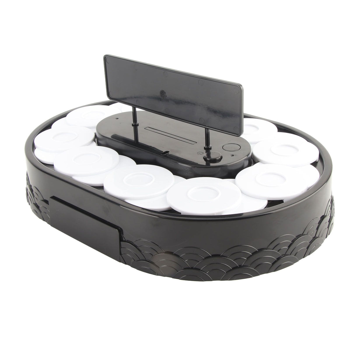 Rotary Sushi Machine Automatic Rotating Table Display Stand Swing Tray Turntable for Sushi Dessert Cupcake Sushi