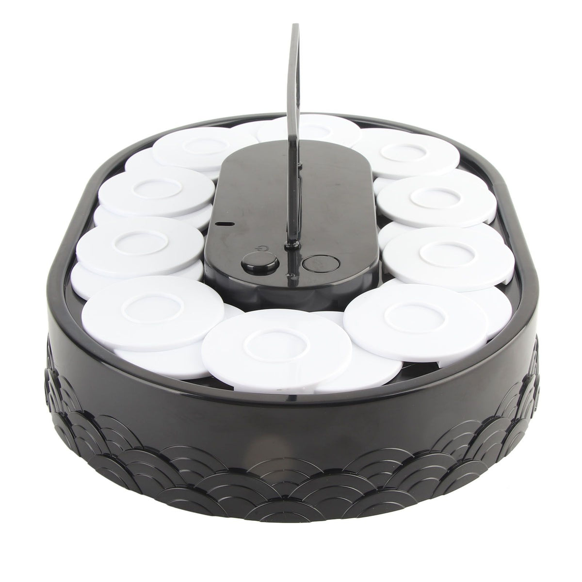 Rotary Sushi Machine Automatic Rotating Table Display Stand Swing Tray Turntable for Sushi Dessert Cupcake Sushi