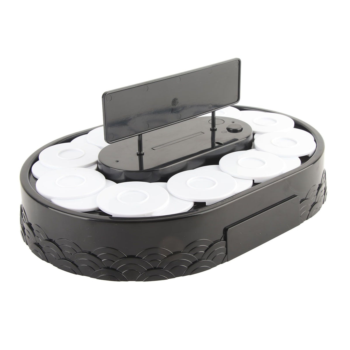Rotary Sushi Machine Automatic Rotating Table Display Stand Swing Tray Turntable for Sushi Dessert Cupcake Sushi