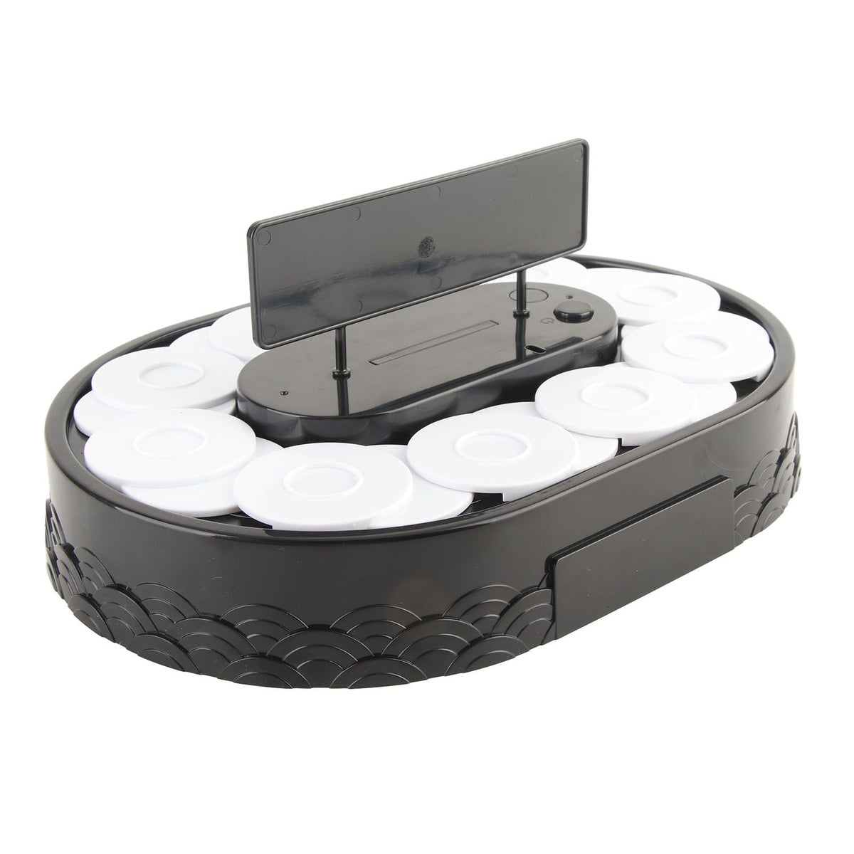 Rotary Sushi Machine Automatic Rotating Table Display Stand Swing Tray Turntable for Sushi Dessert Cupcake Sushi