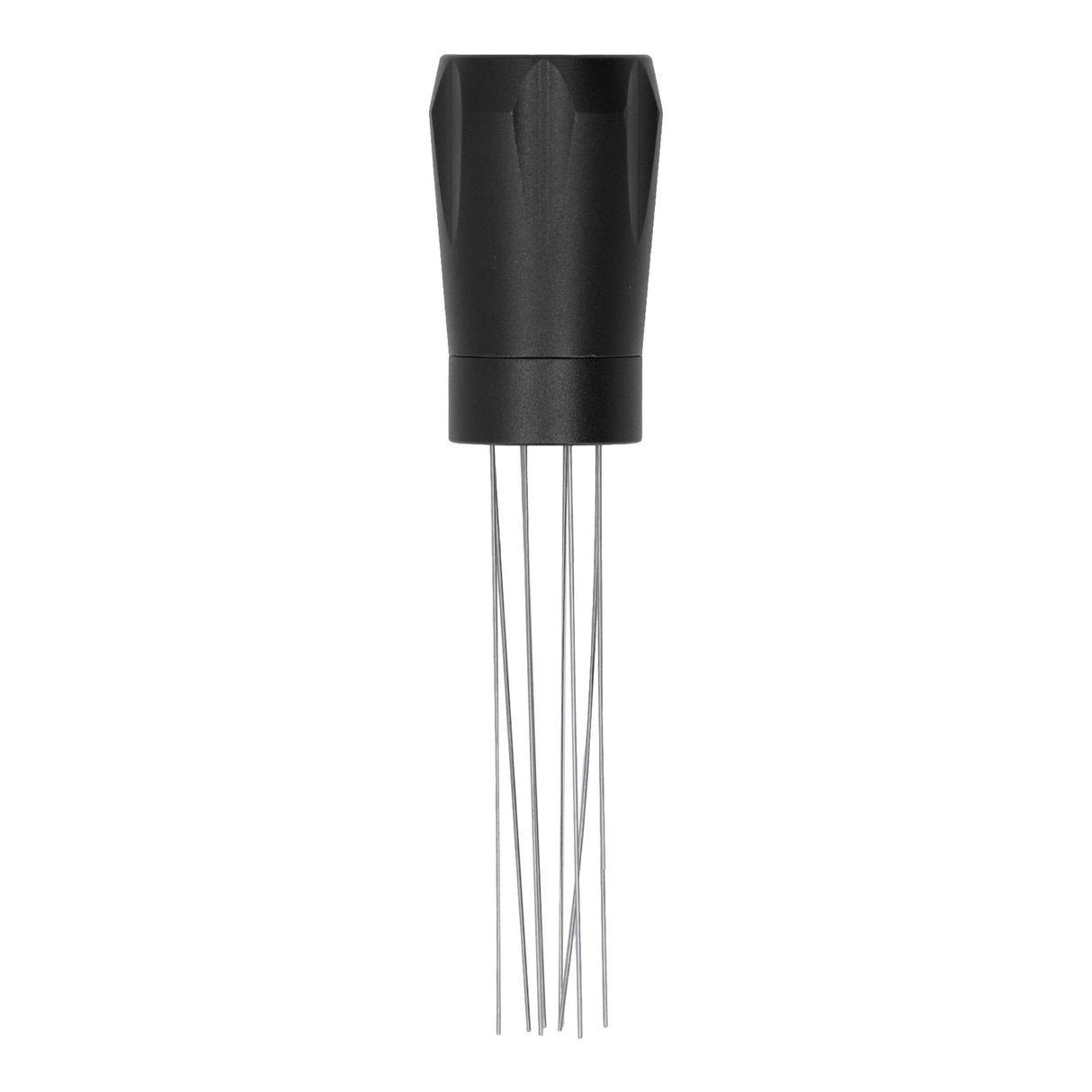 Coffee Distribution Tool Stainless Steel Aluminum Alloy Ergonomic Handle Easy Cleaning Coffee Tool for Cafe Black with Magnet