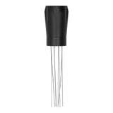Coffee Distribution Tool Stainless Steel Aluminum Alloy Ergonomic Handle Easy Cleaning Coffee Tool for Cafe Black with Magnet
