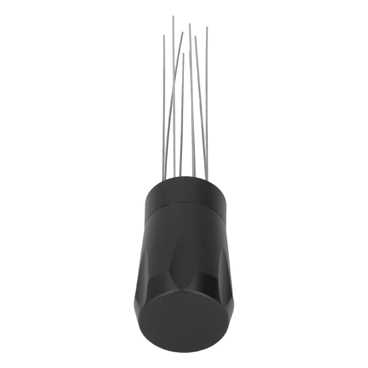 Coffee Distribution Tool Stainless Steel Aluminum Alloy Ergonomic Handle Easy Cleaning Coffee Tool for Cafe Black with Magnet