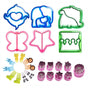 25Pcs Sandwich Cutters Set Safe Sandwiches Fruit Cookie Cutters for DIY Baking Kit