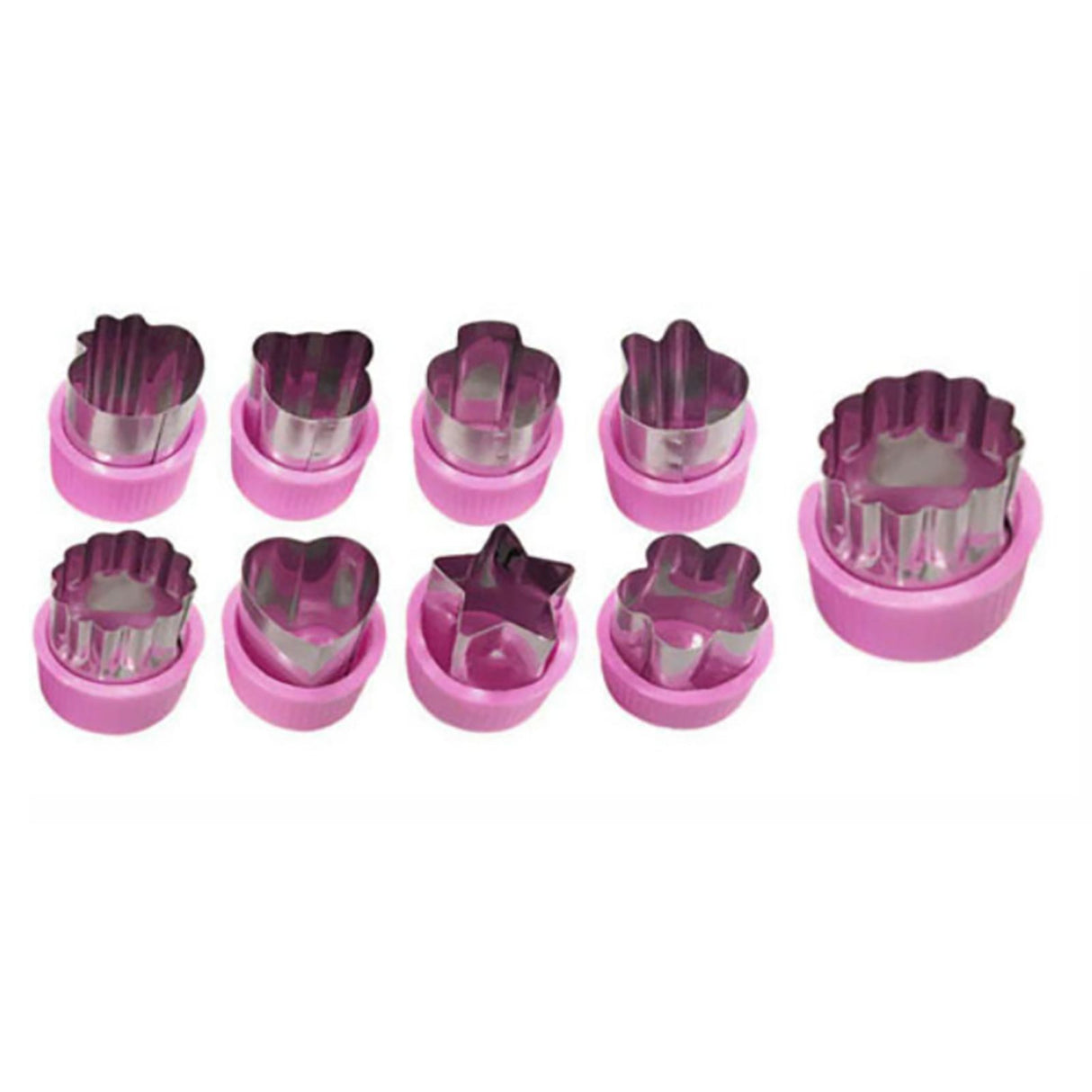 25Pcs Sandwich Cutters Set Safe Sandwiches Fruit Cookie Cutters for DIY Baking Kit