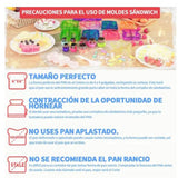 25Pcs Sandwich Cutters Set Safe Sandwiches Fruit Cookie Cutters for DIY Baking Kit - Extra Image