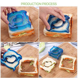 25Pcs Sandwich Cutters Set Safe Sandwiches Fruit Cookie Cutters for DIY Baking Kit
