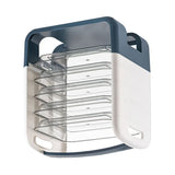 Four Layers Dish Preparation Plate Drawer Design Plastic Vegetable Preparation Rack Kitchen Storage Rack Blue